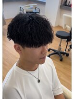 ビカム 名駅(become)&nbsp;ツイストスパイラルパーマメンズマッシュ