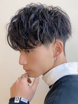 テン 心斎橋(tenn.) 堀江ツイストスパイラルシャドウパーマフェザーパーマウルフ★