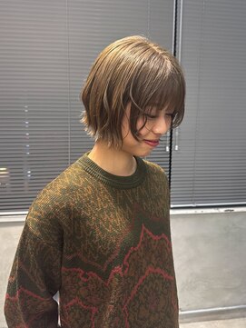 テトヘアー(teto hair) 透けるオリーブベージュ