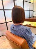 ナチュラル艶×シアーバング