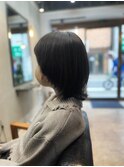 マッシュウルフ×アッシュグレー/小顔/髪質改善/20代30代40代