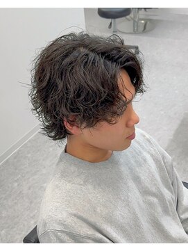 ブライト(BRIGHT) センターパートウルフサーフカール