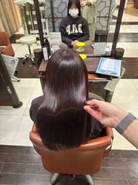 ウィーブ 成田店(Weve) ホワイトグレージュ/デジタルパーマ／チェリーブラウン/成田