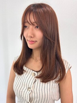 エンディアリング 東銀座(Endearing) レイヤーカット イメチェン ホワイトブロンド/シャドウレイヤー