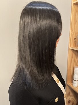 サンプラス(san+) オリーブグレージュカラー透明感カラー髪質改善/木梨健太