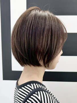 ブレス ヘアデザイン(BLESS hair design) 東静岡ショートボブくびれショートイルミナカラー顔周りレイヤー