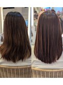 【毛髪改善カラー/毛髪改善トリートメント/毛髪改善ストレート】