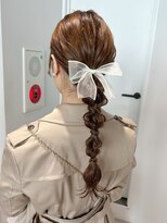 トリッカ シブヤ(TRICCA SHIBUYA)&nbsp;編みおろし/編みおろしアレンジ/お呼ばれヘアセット/結婚式/渋谷