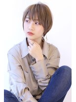 オーロ 塚口店(ORO)&nbsp;丸みショートボブ暗めカラー