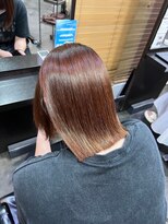 ニュイ 茨木店(nui +)&nbsp;ミディアムヘア/暗めカラー/グランマッシュ/茨木