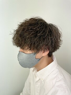 マッシュ×ツイストスパイラルパーマ