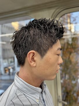 ニコ トウキョウ ロジック(nico TOKYO Logic) 刈り上げアップバングスパイキーショートパーマスパイラルパーマ