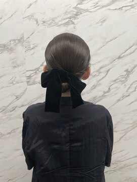 シンシア 新宿(CYNTHIA) 【CYNTHIA/SUZUKA】セット/アップ/リボン/カチモリヘア/シニヨン