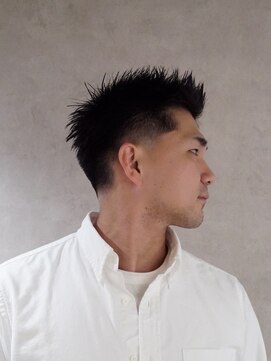 ダウズバーバーショップ 渋谷(dau's barber shop) 【スパイキーショート】メンズ/バーバー/渋谷/宮益坂