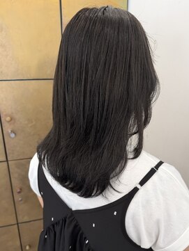 ヘアーアイスカルテット(HAIR ICI QUARTET) 大人可愛いオリーブグレージュ×レイヤーカットで垢抜けヘア