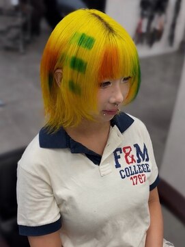 エル オオサカ 心斎橋店(L. OSAKA) 170. イエロー/グリーン/オレンジ/ハイライト/顔周り