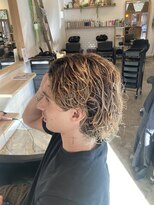 hair＆relax salon UMI&nbsp;メンズウルフ×バレイヤージュ