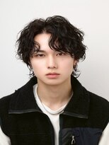 ブラック 横浜 ANNEX(BLUCK)&nbsp;メンズパーマフェザーパーマシャドウパーマニュアンスパーマ横浜