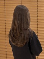 オーガニックエコ 川越(organic+eco) 20代30代レイヤーロング/イルミナカラーベージュ/髪質改善