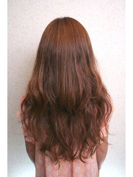 フェリシータ 総持寺店(felicita) 大人かわいいエアリーカール♪斜めバングのフェミニンロング