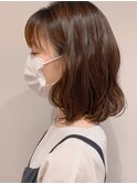 ふんわりミディアムパーマ