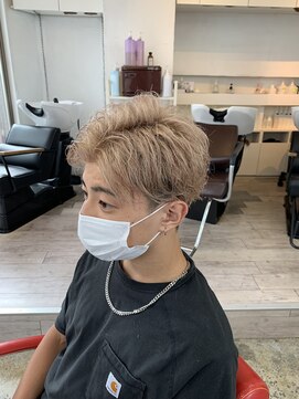 メンズ サロン ドット トウキョウ 町田店(men's salon dot. tokyo) 【小柳裕夢】プラチナベージュ