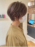 30代40代×ハイライト×絶壁解消ショート【安野】