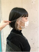 アンカーデイズ(Anchor Days)&nbsp;インナーカラー ショート/アッシュブラック/かっこいい