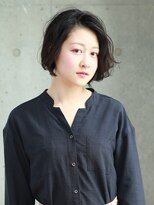 ヘアーカッティングガーデン ジャック モアザン 近鉄奈良店&nbsp;かき上げボブ[奈良/大和西大寺駅/白髪ぼかし]
