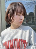 大人ボブ ウルフボブ スロウカラー 20代30代40代