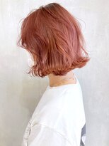 アルバム 渋谷パルコ(ALBUM) ピンクべージュ_グレージュカラーボブウルフ_ba321533