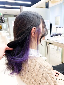 プロデュース 東橋本店(Produce) インナーカラー×パープル【橋本/東橋本】