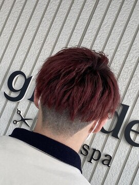 グランデ(grande) 韓国ヘア/チェリーピンクマッシュ/マッシュ/暖色カラー