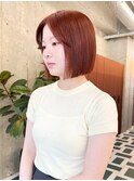 顎ボブ×ブラッドオレンジ