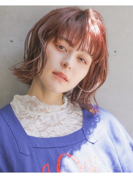 カライング(ing) 大人可愛い20代30代40代黒髪前下がりショートボブ丸みショート◎