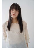 くびレイヤーエモージュ前髪ピンクベージュワンカール/吉祥寺