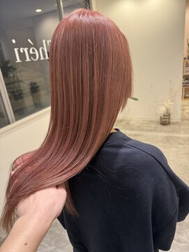 シェリー(Che'ri) 人気☆ミルクティーピンク☆似合わせカット☆藤本