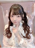 ウェーブツインテール　量産ヘア　ヘアメ　生誕祭　卒業式