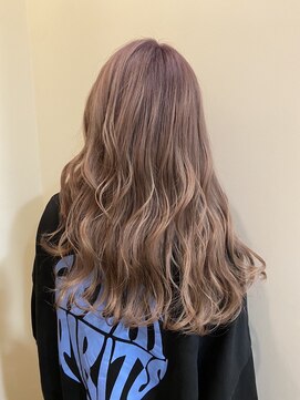 ジップ 浜田店(zip) ピンクベージュカラー×３０代柔らかフェミニン