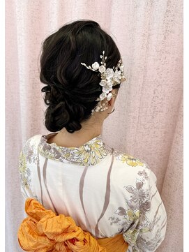 ヘアメイク マリア 福岡天神西通り(hair make MARIA) 浴衣×ゆるふわアップ