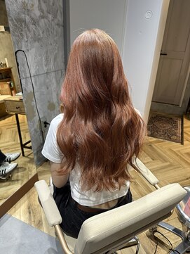 エッセ 大阪梅田茶屋町店(esse) ブリーチありオレンジカラー