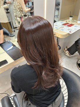 ボタン テンジン(VOTAN tenjin) 【きくしらくと】ピンクブラウン/くびれ巻き/艶髪/アージュア