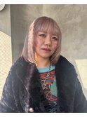 グレージュカラー パープルカラー ハイトーンカラー  レイヤー
