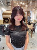 ウェーブミディアムメルティカラー×レイヤーカット韓国[錦糸町]