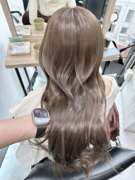 ディーエックス ウエスト(Dxxxx WEST) オリーブグレージュ ブリーチなしカラー/イルミナカラー/韓国