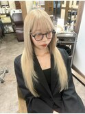 プルエクステ 10代 20代 ハイトーン ホワイトベージュ エクステ