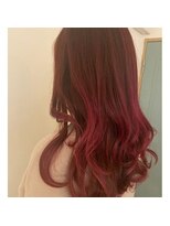 プラスワン 自由が丘(+ONE)&nbsp;チェリーレッドロングヘア