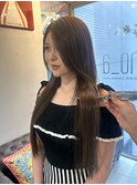 艶髪×ショコラブラウンカラー
