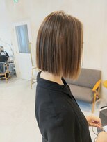 カムバイネオリーブ 溝の口店(Cam by neolive)&nbsp;☆大人ボブ・きりっぱなしボブ・ミルクティーベージュ☆小顔