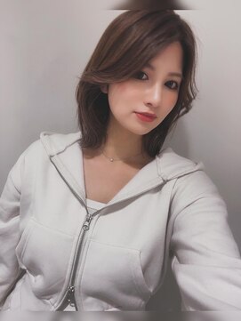 バレット 福岡天神(VALETTE) 波巻きボブ+グレージュ